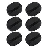 Maxbell 6x Fishing Rod Holder Straps Pole Clips Boat Fishing Fishing Rod Fixed Ball Black