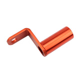 Max Maxb Motorcycle Rearview Side Mirror Extender Bar Bracket For Phone GPS Orange