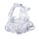 Maxbell Wedding Basket with Handle Decorative for Church Wedding Parties Anniversary Style A