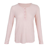 Maxbell Casual Solid Knitted Sweater Long Sleeve Pullover Blouse Sweatshirt S Pink