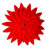 Max Handcrafted Flowers Artificial Flower Paper Flower Wall Decor Bright Red