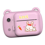 Maxbell Children Digital Instant Print Camera Durable for Birthday Gift Student Pink