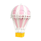 Maxbell Hot Air Balloon Ornament Pendant Decorative Home Desktop Scene Layout Pink