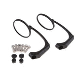 Maxbell Universal Side Rear View Race Mirrors for Motorcycle Motorbike Scooters Black