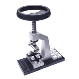 Max Watchmaker's Repair Tool 5700 Bench Watch Opener Case Back Press Wood Base