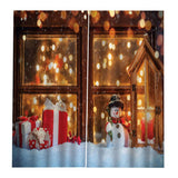 Max Christmas Living Room Bedroom Window Drapes 2 Panel Set 104x84inch F