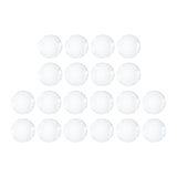 Maxbell Half Round Flatback for Jewelry Making DIY Crafts Glass Cabochons Dome Tiles 20mm 20pcs