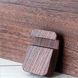 Maxbell Solid Wood Moible Phone Holder Desk Stand Holder for Phone Tablet 4x5cm Brown