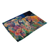 Max Elephant Pattern Insulation Bowl Placemat Dining Pad Western Table Mat #2
