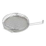 Maxbell Barbecue Grill Cooking Rack Round Campfire Grill for Fishing Hiking Home