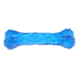 Max Pet Dog Puppy Fun Toy Teeth Care Cleaning Brush Toys Blue L