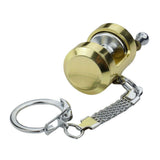 Maxbell Trolling Reel Shape Mini Fishing Reel Keychain Key Ring Novelty Gift