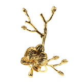 Maxbell Modern Plum Metal Napkin Ring Serviette Holder Party Table Decoration Gold