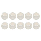 Max 10pcs No-slip Clear Chair Leg Caps Round Wood Floor Protectors Size_A