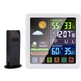 Maxbell Alarm Clock Wireless Weather Station Thermometer Large Display 12H/24H