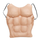 Maxbell Funny Fake Muscle Chic Gift Lifelike for Halloween Outdoor Costume Parties
