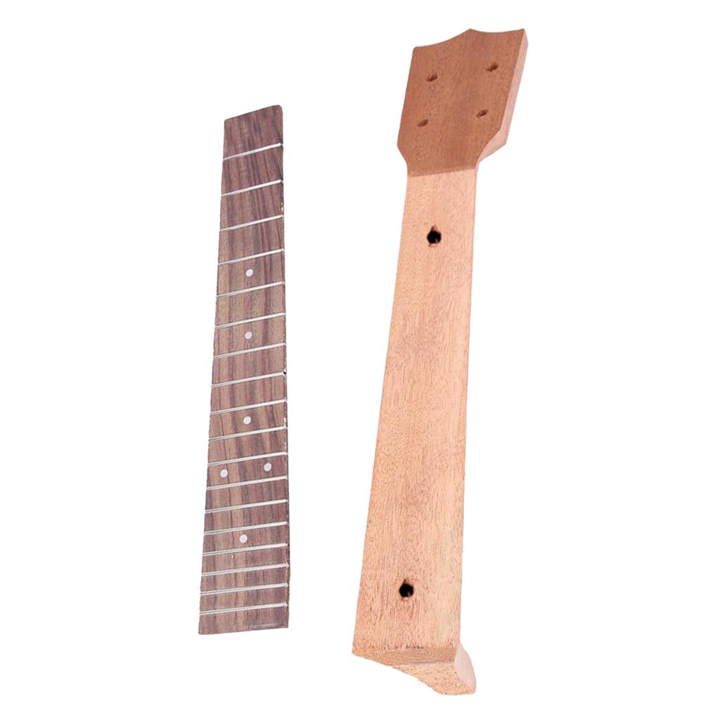 Maxbell Ukulele Neck and Fingerboard for Concert 21 23 26 Inch Ukulele Parts 26 inch
