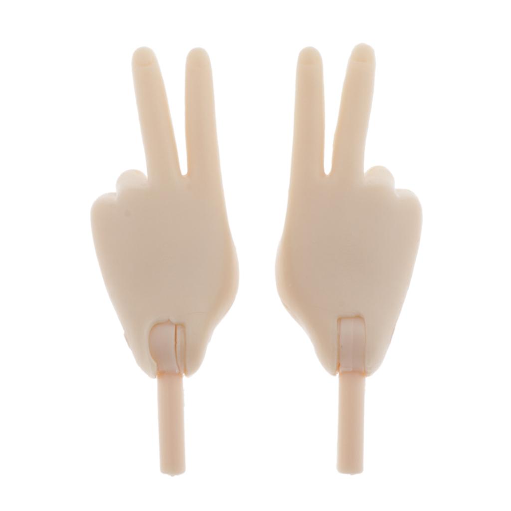 Max Maxb 1/4 BJD Articulated ScissorHands for BJD Dollfie DOD MSD 40cm Dolls Yellow