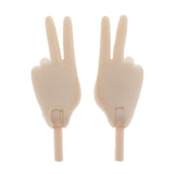 Max Maxb 1/4 BJD Articulated ScissorHands for BJD Dollfie DOD MSD 40cm Dolls Yellow
