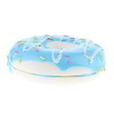 Max Realistic Artificial Donut Fake Lifelike Simulated Doughnut Decor Blue