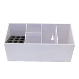 Maxbell Hairdressing Tool Box Storage Case Shears Hair Scissor Rack White