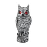 Maxbell Fake Owl Bird Deterrent Scarecrow Figurine Sturdy for Home Vegetable