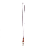 Maxbell Vintage Leather Lanyard Neck Wrist Strap ID Card Badge Phone Key Holder 49cm Neck strap - Aladdin Shoppers