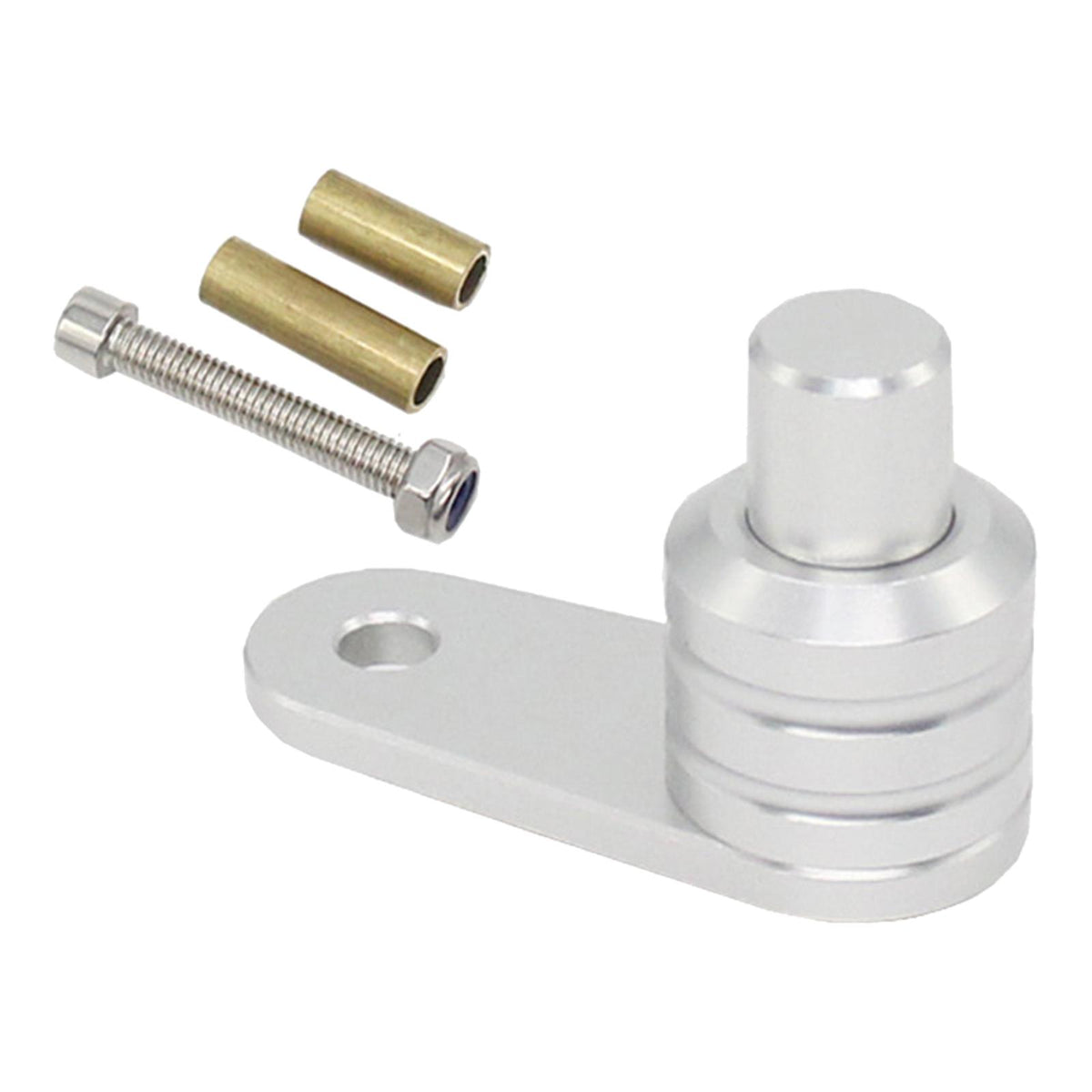 Maxbell Brake Lever Parking Button Semi Automatic Lock Switch for Nmax 155 125 Silver