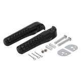 Maxbell 1 Pair Motorcycle Footrests CNC Aluminum Motorbike Durable for ct200U Black