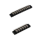 Maxbell 6 10 Gang Terminal Block Nickel Plated Brass Contacts 30A for Boats