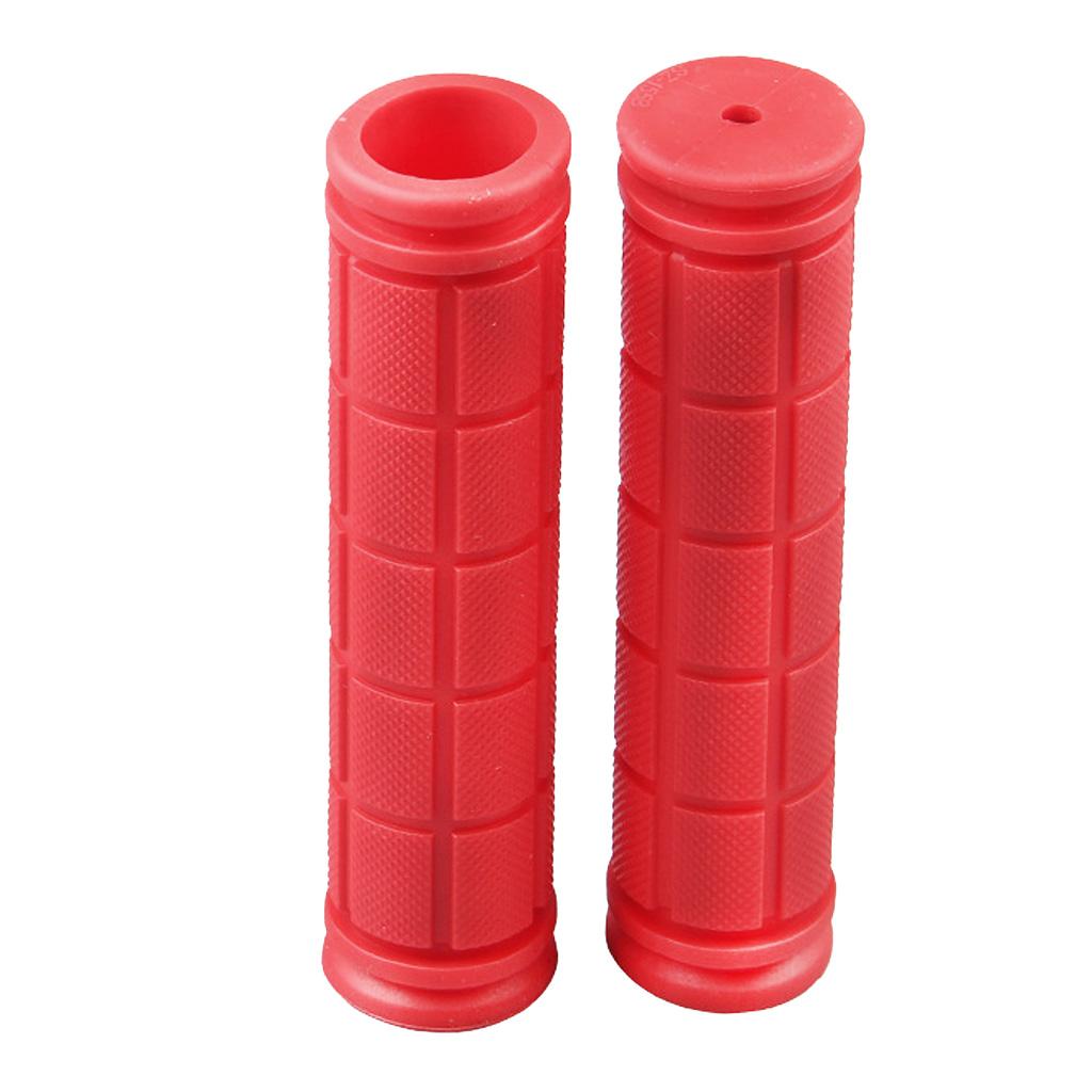 Maxbell Anti-Slip Bike Bicycle MTB Handlebar Grip Soft Rubber Bar Covers Red
