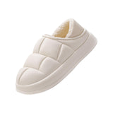 Maxbell Winter Waterproof Slippers Easy to Clean for Indoor Outdoor Home Women 40 41 White