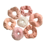 Maxbell 7x Women Hair Ties Scrunchies Ponytail Holder for Girls Wedding pink
