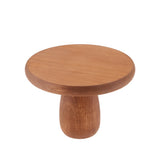Max Wood Cake Stand Wedding Cake Fondant Display Plate Photography Prop Brown L