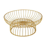 Maxbell Fruit Basket Bread Storage Basket Snacks Vegetable Stand Holder for Tea Bar 30cm