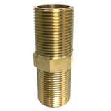 Max Brass Pipe Hex Nipple Fitting Adapter Male Thread Water Oil Connector 70mm