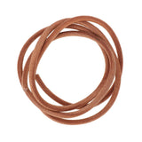 Maxbell 1m Round Leather Cord Thread For Kumihimo Jewelry Bracelets Making 5mm