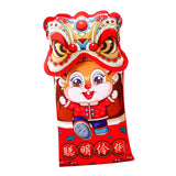 Maxbell Chinese Red Envelopes Hong Bao Packet for Festival Birthday Spring Festival Style E