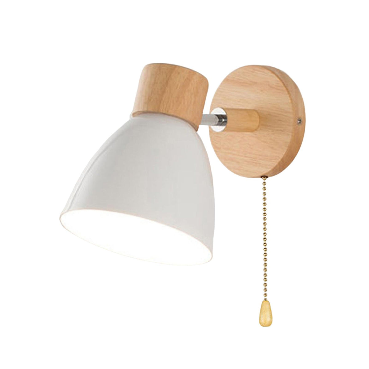 Maxbell Nordic Wall Lamp Light Sconce Rotatable for Restaurant Bathroom Living Room White