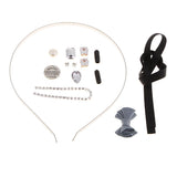 Maxbell DIY Crystal Headband Hairband Making Kits Blue