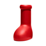 Maxbell Rain Boots Lightweight Big and Round Toe Shoes for Party Outdoor Holidays Red Adult 42-46