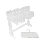 Maxbell False Eyelash Hanger Makeup Tool Eyelash Holder for Desktop Dresser Show Clear