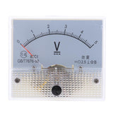 Max 85C1 DC Rectangle Ammeter Amp Current Tester Analog Panel Voltmeter 0-5 V