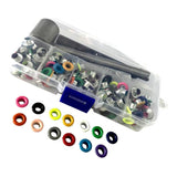Max Maxb 400pcs 3mm Metal Eyelet Rivets Eyelets for Leather Craft Clothing Canvas