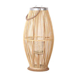 Maxbell Bamboo Hand Woven Lantern Candle Holder Wind Lamp for Wedding Indoor Decor