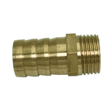 Maxbell 1x Brass Barbed Hose Fitting Connector Adapter with Male Pipe 19mm Barb Dia