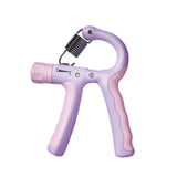 Maxbell Hand Grip Strengthener for Kids Adjustable Resistance 5-20kg Muscle Training Violet Pink
