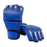 Maxbell Boxing Gloves Breathable Protective Gear for Men Women Punching Bag Sparring Claw Of Tiger and Blue