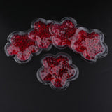 Max 5pcs Reusable Gel Heat Cold Pack Freezable Microwavable Mask Red