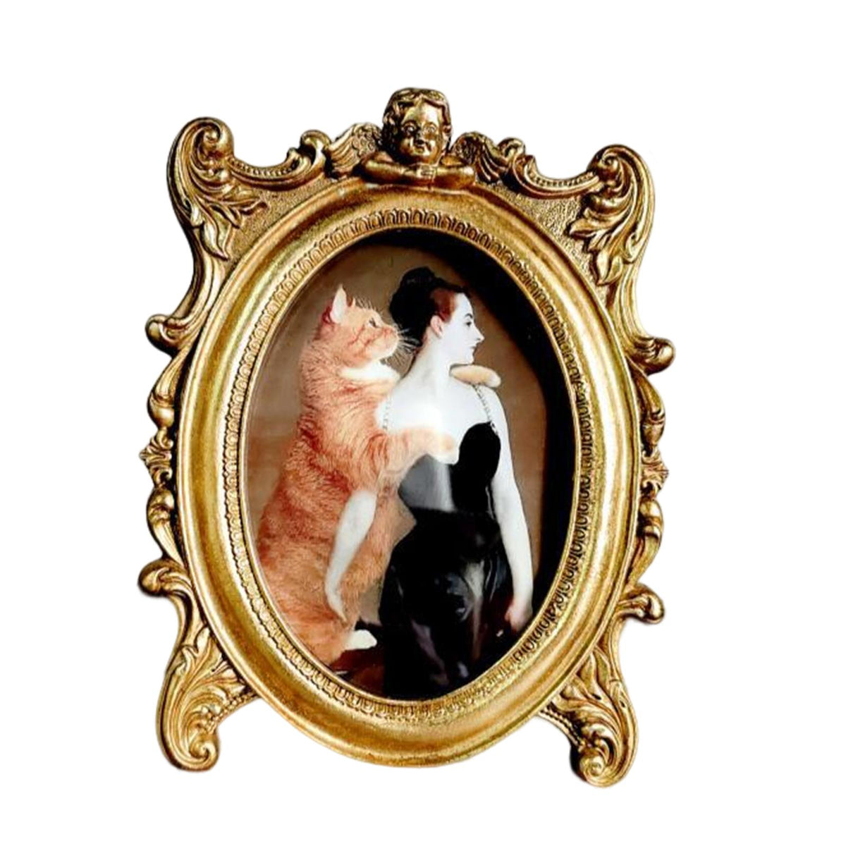 Maxbell Retro Style Photo Frame Tabletop Photo Frame for Bedroom Living Room 7in